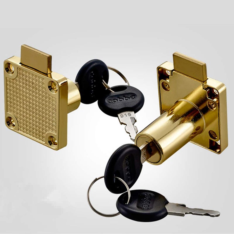 Junrbx Cabinet Lock, Drawer Lock, Mailbox Lock, Door Lock, Suitable for Wooden Cabinets. Model CT-138-22, ((Hole Diameter 0.75ï¼‚/ 19MM) is Suitable for Door Panels With A Thickness of 17 mm-22 mm. 1 Pcs - Image 2